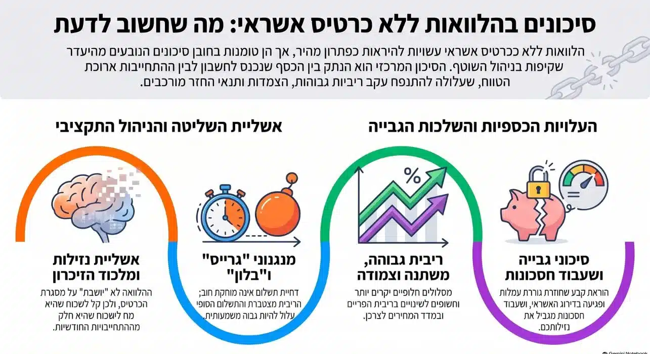 אפשרויות לקבלת הלוואה ללא כרטיס אשראי